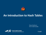 Introduction to Hash Tables