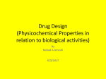 Drug Design (Physicochemical Properties in