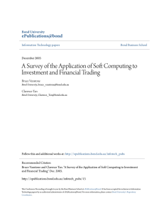 A Survey of the Application of Soft Computing to Investment and