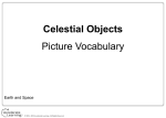 Celestial Objects Picture Vocabulary