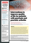 Interventions to improve quality of life for patients with psoriasis and