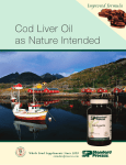 Cod Liver Oil as Nature Intended