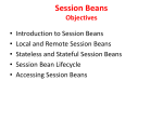 Stateless Session Beans