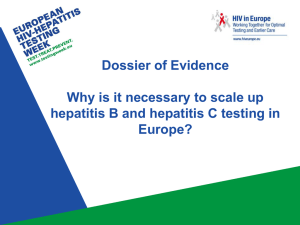 hepatitis C virus (HCV) - European HIV Testing Week