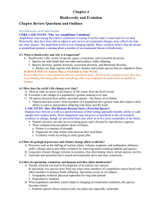 Chapter 4 outline and section review answers