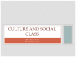 Culture and Social Class