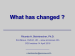 What has changed - Center for Genetics and Society