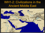 WH1-2: Civilizations in the Ancient Middle East