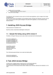 Installing JAVA Access Bridge