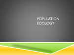Population Ecology - West Windsor