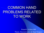COMMON PROBLEMS IN HAND SURGERY