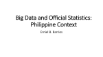 Big data in the Philippine context