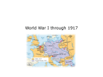 World War I through 1917