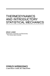 THERMODYNAMICS AND INTRODUCTORY STATISTICAL