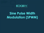 Sine Pulse Width Modulation (SPWM)