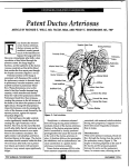 Patent Ductus Arteriosus - Association of Surgical Technologists