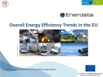 Overall Energy Efficiency Trends in the EU - ODYSSEE-MURE