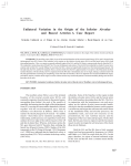 Unilateral Variation in the Origin of the Inferior Alveolar and Buccal