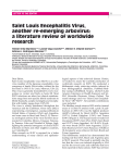 Saint Louis Encephalitis Virus, another re