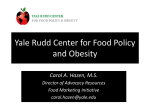 Carol A. Hazen, MS Director of Advocacy Resources Food