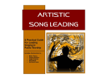 Artistic Song Leading (Lesson 7)