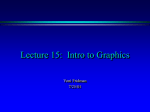 Intro to Graphics - UNC Computer Science