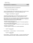 Grammar Worksheet 4 - KEY