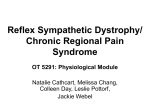 Reflex Sympathetic Dystrophy/ Chronic Regional Pain Syndrome