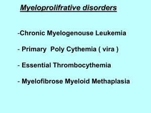 Chronic Myeloid leukemia