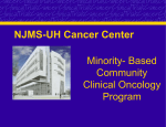 “Minority- Based Community Clinical Oncology