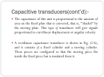 Capacitive transducers(cont`d)