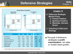 Defensive Strategies