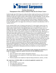 Position Statement on Management of the Axilla in Patients With