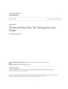 The Second Punic War: The Turning Point of an Empire
