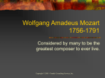 Wolfgang Amadeus Mozart