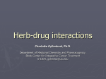 Herb-drug interactions - Weatherford High School