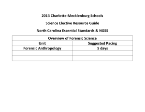 2013 Charlotte-Mecklenburg Schools Science Elective Resource