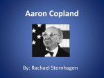 Aaron Copland - Rachael Sternhagen