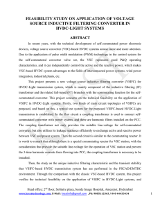 FEASIBILITY STUDY ON APPLICATION OF VOLTAGE SOURCE