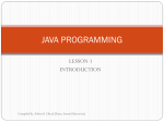 java programming - Amoud University
