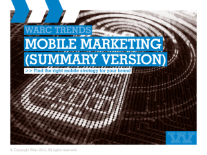 mobile marketing (summary version)