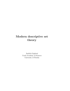 Modern descriptive set theory