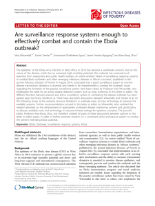 Are surveillance response systems enough to effectively combat and