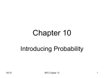 10: Introducing probability