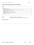 Consequences of the relation between temperature, heat, and