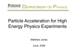 Particle Identification in High Energy Physics