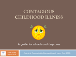 Contagious childhood Illness