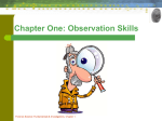 Chapter One: Observation Skills