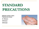 Standard Precautions - Thalassemia Center