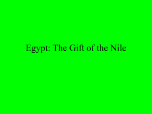 Egypt: The Gift of the Nile